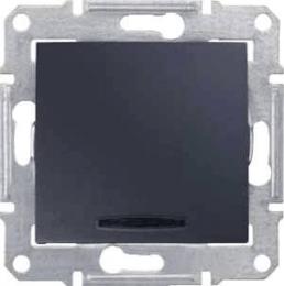 Изображение продукта Переключатель одноклавишный с синей подсветкой Schneider Electric Sedna 10A 250V 